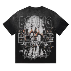 Boxing Champion Printed T-shirt #V1115