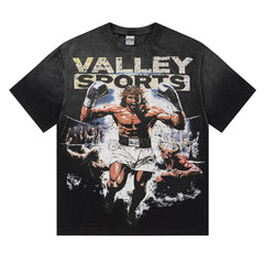 Boxing Champion Printed T-shirt #V1115