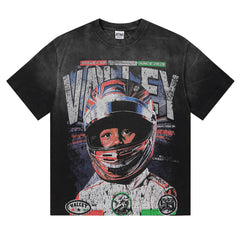 Race Car Driver Printed T-shirt #V1111