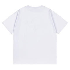 Logo Pattern Printed T-Shirt