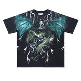 Dark Reaper Wings Pattern T-shirt #V2918