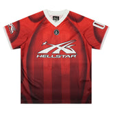 'Red Stripes' Mesh Jersey
