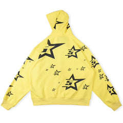 Double Layer Star Zip Hoodie