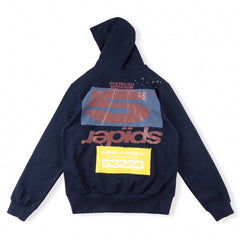 Cropped Hoodie Blue