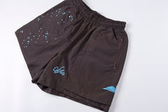 Double Layer Shorts Brown