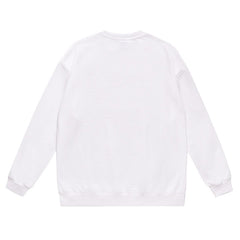 Head Pattern Print Sweatshirt