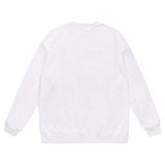 Head Cartoon Pattern Print Sweatshirt