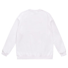 Head Pattern Print Sweatshirt