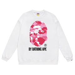 Head Pattern Print Sweatshirt