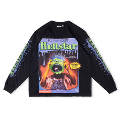 Horror Book Longsleeves T-shirt
