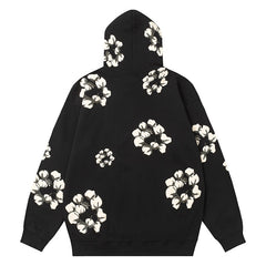 Kapok Pattern Printed Hoodie