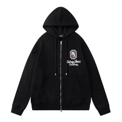 Letter Print Hoodie #7216