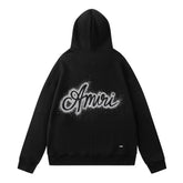 Rhinestone Pattern Letter Hoodie #7219