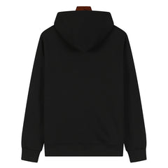 Logo Pattern Printed Hoodie