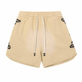 Embroidered Washed Distressed Short #G6689-5