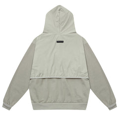 Letter Logo Splicing Hoodie