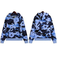 Cotton Wreath Camouflage Hoodie