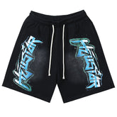 Graffiti Washed Shorts