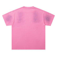 Washed Distressed Rhinestone Tee