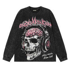 Studios Skull Long Sleeve Tee