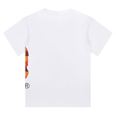 Side Big Head T-Shirt White