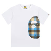 Side Big Head T-Shirt White