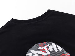Stroke Camo By Bathing Big Head T-Shirt