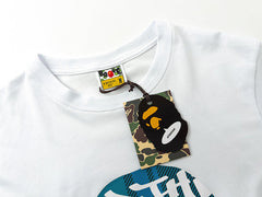 Stroke Camo By Bathing Big Head T-Shirt