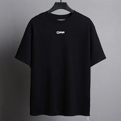Flame skull pattern T-Shirt