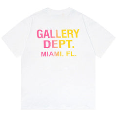 . Paint-splattered Logo-print Cotton-jersey T-shirt