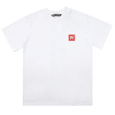 Logo patch crew neck T-shirts