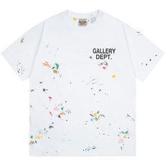 .Boardwalk paint-splatter T-shirt
