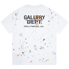 .Boardwalk paint-splatter T-shirt