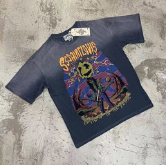 Rock Alien Print T-Shirts
