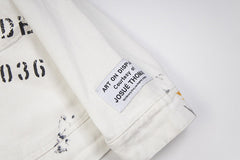 . EP Paint-Splattered Logo-Print Cotton-Ripstop Jacket