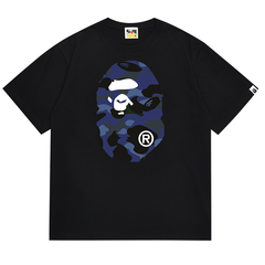 Color Camo Side Big Head Tee