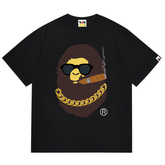 head smoking print Los Angeles limited T-Shirts
