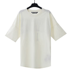 College Drop-Shoulder Cotton T-Shirts