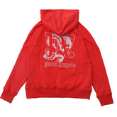 Dragon-Monogram Cotton Hoodie