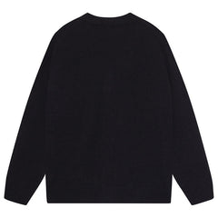 Cotton V-Neck Bones Cardigan