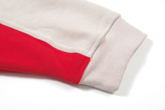 Contrast Varsity Cotton Sweatshirt