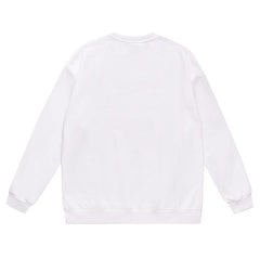 Head Pattern Print Sweatshirt