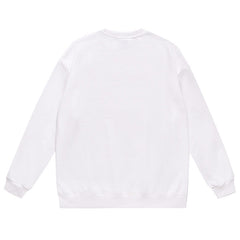 Head Pattern Print Sweatshirt