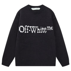 Letter Logo Knitted Sweater