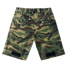 Camouflage Denim Shorts #8667