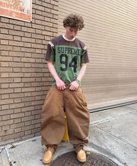 Split S/S Football Top