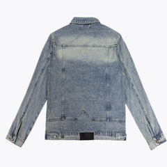 Embroidered Letter Denim Jacket