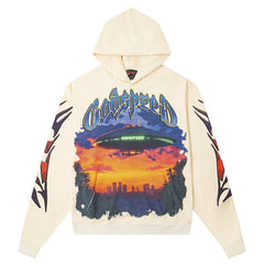 UFO Pattern Hoodie