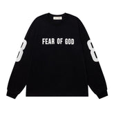 Print Letter Long-Sleeve T-Shirt #1935