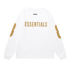 Print Letter Long-Sleeve T-Shirt #1935